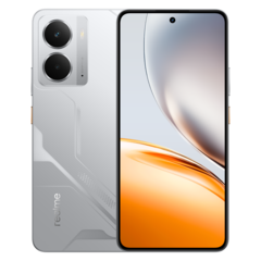 Realme Neo7x dans le coloris Silverwing Mech (Image source : Realme)
