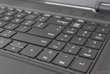 Les touches du Numpad sont plus spongieuses que les touches principales du clavier QWERTY