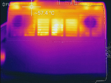 Prime95+FurMark (dessous du châssis)