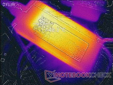 L'adaptateur secteur peut atteindre une température de 49 °C en cas de charge élevée pendant de longues périodes