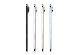 Rendu artistique de l'iPhone Air dans ses quatre couleurs. (Source de l'image : Apple)