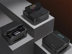 Le Machenike GTS est doté d'un écran d'état pliable de 2,33 pouces. (Source de l'image : Machenike - édité)