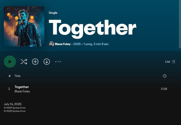 La chanson 