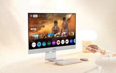 Le MS27UC est plus élégant que la plupart des moniteurs de bureau. (Source de l'image : Asus)