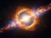 Représentation artistique d'une supernova. (Source de l'image : CharlVera - Pixabay)