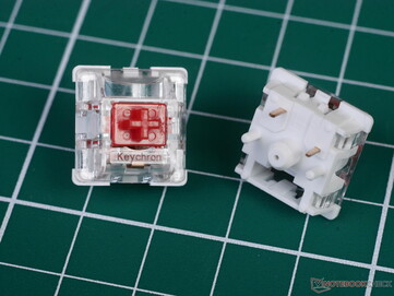Interrupteurs Keychron Super Red. 