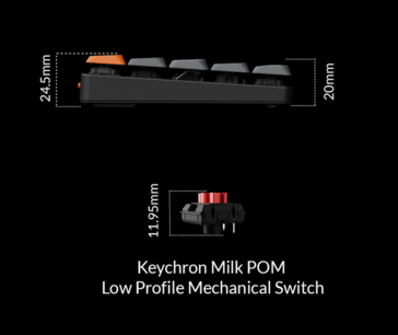 Keychron K9 Max dimensions