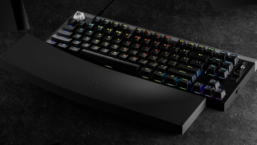 Le Logitech Pro X2 Rapid est équipé d’un repose-paume XL en silicone, d’un réglage de l’inclinaison à deux hauteurs, de touches interchangeables, d’un écran OLED et bien plus encore