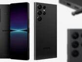 Le Sony Xperia 1 IV a été comparé au Samsung Galaxy S22 Ultra. (Image source : Sony/Samsung - édité)