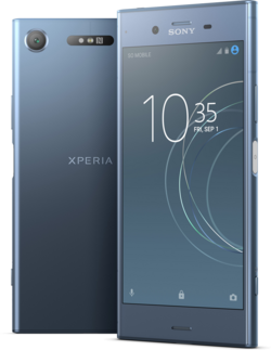 En test : le Sony Xperia XZ1. Modèle de test fourni par notebooksbilliger.de.