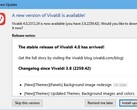 Vivaldi 4.0 est maintenant disponible avec les principales fonctionnalités de la version bêta : Courriel, calendrier, lecteur de flux (Source : Own)