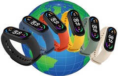 Le Xiaomi Mi Smart Band 6 Global Edition dispose d'une reconnaissance automatique du mode fitness pour six activités. (Image source : Xiaomi/Wikipedia - édité)