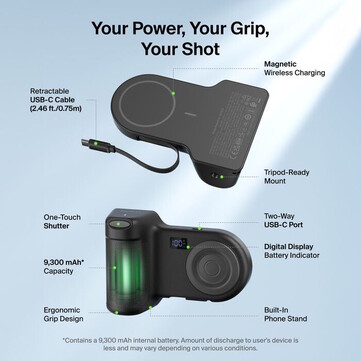 Le Stage PowerGrip de Belkin peut charger trois appareils simultanément. (Source de l'image : Belkin)