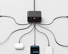 Sept appareils peuvent être alimentés simultanément via l'USB-C ou l'USB-A avec un maximum total de 350 watts.