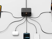 Sept appareils peuvent être alimentés simultanément via l'USB-C ou l'USB-A avec un maximum total de 350 watts.