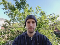 Un selfie avec l'objectif frontal de 13 mégapixels