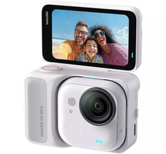 L'Insta360 Go Ultra dans l'une de ses deux couleurs apparentes de lancement. (Source de l'image : Insta360 via Roland Quandt & WinFuture)