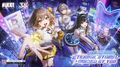 T.T. STAR occupe le devant de la scène dans l'œuvre d'art Goddess of Victory : NIKKE's 3.5 Anniversary art, avant le véritable concert de demain à Tower Bridge à Londres.