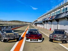 Le 718 Cayman GT4 ePerformance est un véhicule d'essai pour la Mission R. (Image source : Porsche)