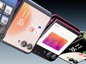 Le Motorola Razr 50 Ultra est doté d'un énorme écran secondaire de 4 pouces. (Image : Motorola)
