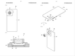 Le brevet de Samsung pour un assemblage de lentilles remplaçables comporte quatre éléments principaux. (Source de l'image : OMPI)