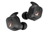Le Sennheiser Sport True Wireless est certifié IP54. (Image source : Sennheiser) 