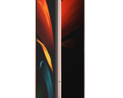 Le Samsung Galaxy Z Fold2 5G est très élégant et impressionne par sa flexibilité grâce à sa nouvelle charnière. (Source de l'image : Samsung)