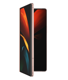 Le Samsung Galaxy Z Fold2 5G est très élégant et impressionne par sa flexibilité grâce à sa nouvelle charnière. (Source de l&#039;image : Samsung)