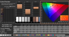 CalMAN : ColorChecker (calibré)