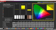 CalMAN ColorChecker (profil : natif)