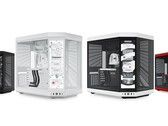Hyte livre le Y70 Touch avec un câble PCIe 4.0 riser pour l'installation verticale du GPU. (Source de l'image : Hyte)
