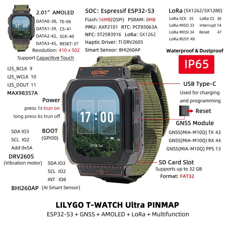 La Lilygo T-Watch Ultra