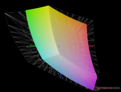 vs. Adobe RGB - 67% de couverture