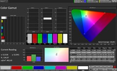 Gamme de couleurs CalMAN