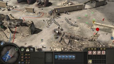 Photo : une capture d'écran du jeu Company of Heroes.