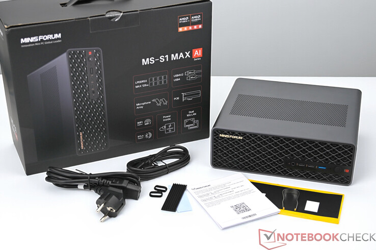 L'étendue de la livraison du Minisforum MS-S1 Max