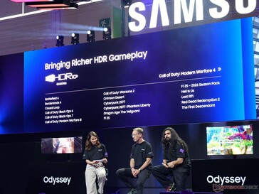 Samsung a dévoilé de nouveaux écrans à la Gamescom