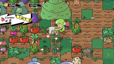 Sur l’image : une capture d’écran du jeu Super Farming Boy.