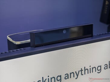 La caméra rétractable de l'ExpertCenter P600 AiO (Image source : Notebookcheck)