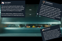 Applela publicité Crush de Perfect Union pour le nouvel iPad Pro a été fortement critiquée, ce qui a conduit l'entreprise à présenter des excuses et à retirer la publicité des spots télévisés. (Source de l'image : Apple / Perfect Union sur Instagram - édité)