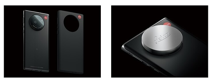 Le téléphone est livré avec un étui sur mesure et une housse pour l'appareil photo. (Image : Leica)