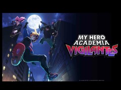 Carte-titre de My Hero Academia : Vigilantes, avec The Crawler, Pop Step et Knuckleduster. (Source de l'image : Bones Film)