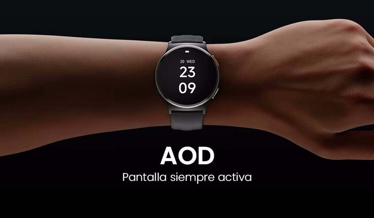 L'écran peut rester activé à tout moment. (Source de l'image : Haylou)