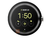 La Pixel Watch devrait être lancée avec plusieurs couleurs de bracelet de montre. (Image source : Evan Blass &amp; 91mobiles)