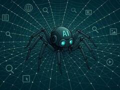 Les AI crawlers sont des bots, c'est-à-dire des programmes automatisés. Semblables à une araignée, ils se déplacent sur l'internet pour collecter des informations. (Source de l'image : ChatGPT / OpenAI)