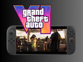 Maquette de GTA 6 sur Switch 2 (Source d'image : Nintendo of America, Rockstar Games avec modifications)
