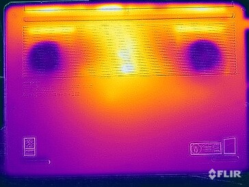 Essai de résistance aux températures de surface (face inférieure)