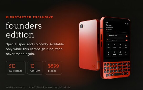 Le Minimal Phone 2 Founders Edition dispose d’une mémoire vive plus importante et d’une couleur spéciale.