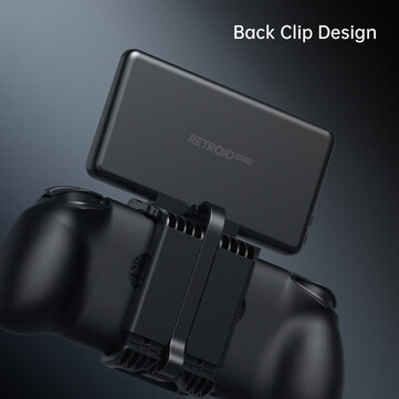 Le complément double écran dispose d'un câble USB-C intégré qui lui permet de se fixer sur un appareil pris en charge. (Source de l'image : Retroid)