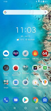 Asus ZenFone 6 - Ecran d'accueil.